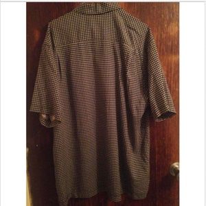Tommy Bahama 100% Silk Checkered Shirt SZ L
